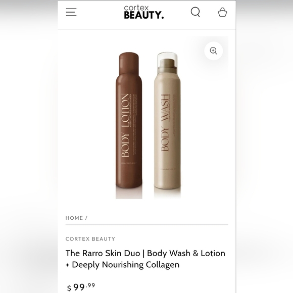 Raro SKIN Body Lotion & Wash Duo